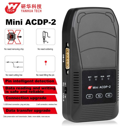 Yanhua Mini ACDP-2 Programming Master Basic Module. Supports USB and Wireless Connection No Need Soldering Work on PC/Android/IOS
