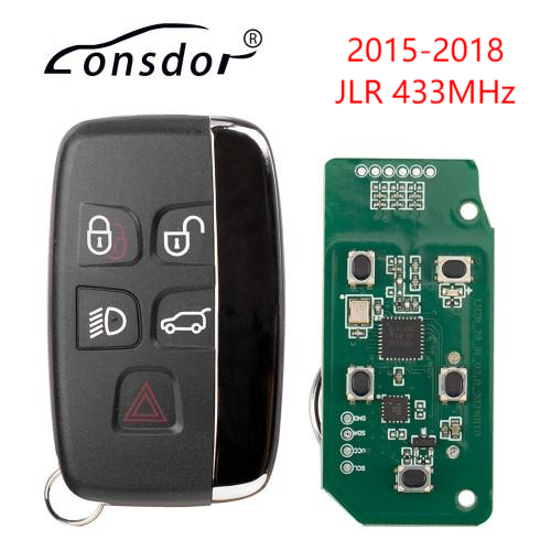 【Replace with Lonsodr JL30 】Lonsdor Specific Smart Key for 2015-2018 Land Rover Jaguar 5 Buttons FSK 433MHz