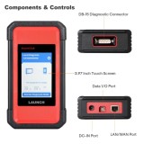 2025 LAUNCH X431 PRO3S+ SmartLink HD for Diesel & Gasoline 12V/24V Bi-Directional Scan Tool Support ECU Coding CANFD DOIP J2534 Programming