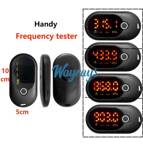 Handy portable frequency tester