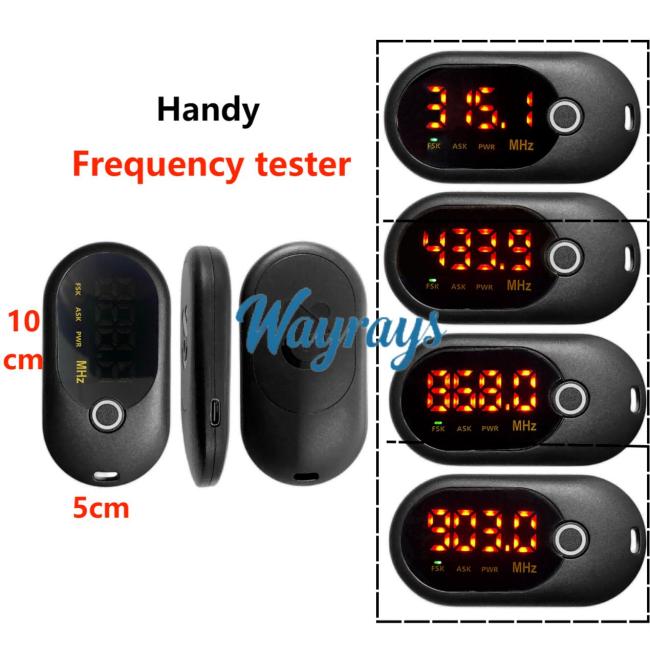 Handy portable frequency tester