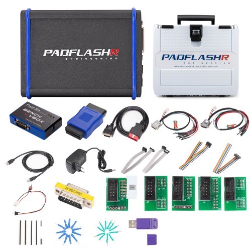 2025 PADFLASH Full Version ECU Programmer with USB Dongle OBD Bench Boot Supports Checksum VR Files