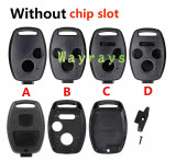 [no chip slot place] For Honda key shell with square logo place