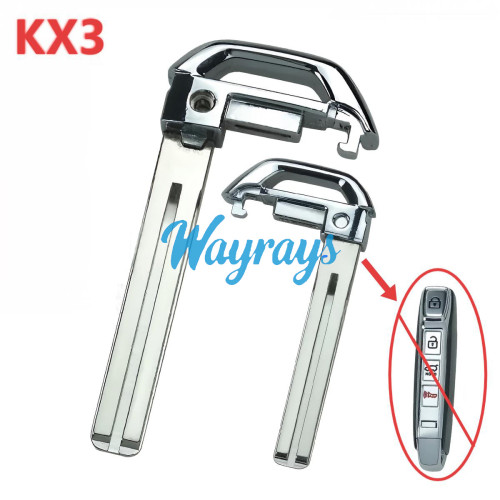 For Kia KX3 emergency key blade