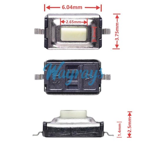 General  Key switch for key remote PCB, 1 set=3000pcs