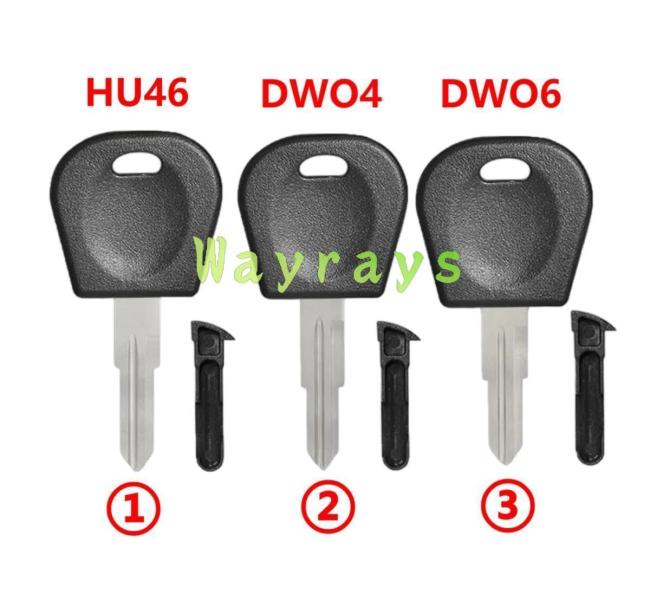 For Daewoo transponder key shell without chip without logo place