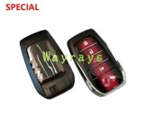 For Toyota Fortuner key shell with OEM logo place