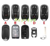For Buick GL8 key shell with logo place