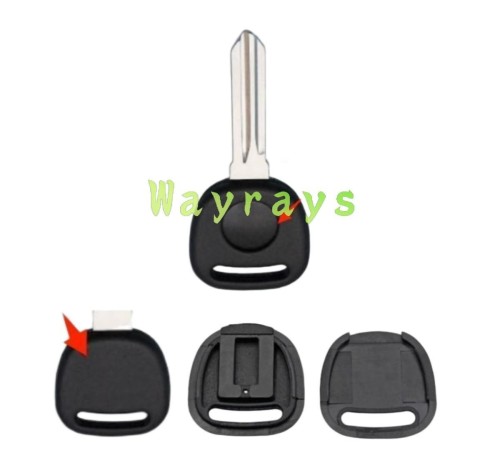 For Cadillac transponder key shell with logo place,don't have this type of logo
