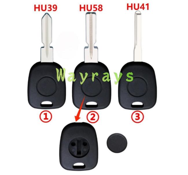 For Benz transponder key shell without chip without logo