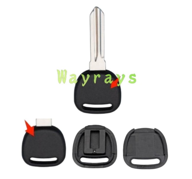 For Cadillac transponder key shell without logo place