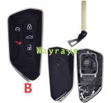 For VW MQB golf8 key shell with round logo place