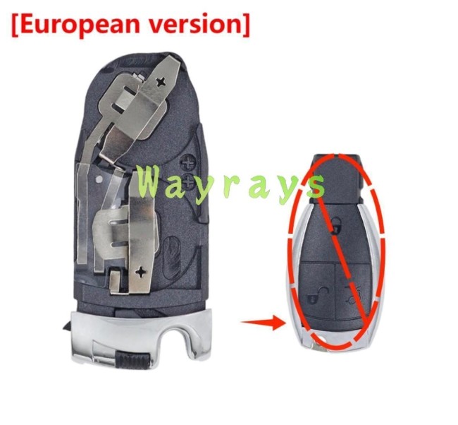 [European version] Only key shell partFor Benz
