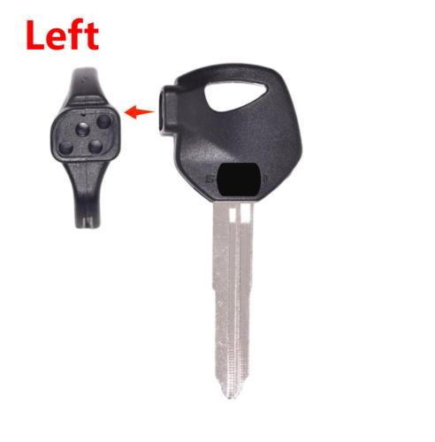 [OEM logo place] For Suzuki motorcycle key shell with left blade