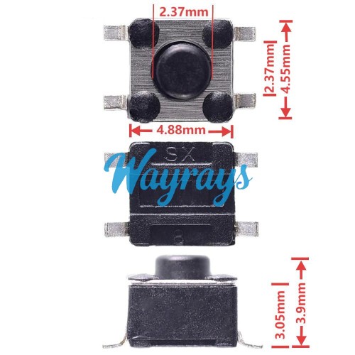 General  Key switch for key remote PCB, 1 set=2000pcs