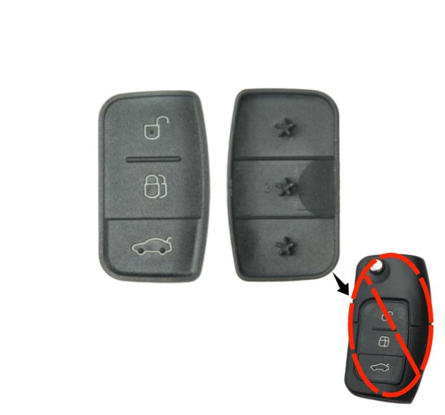 [Only the rubber pad]For Ford key shell