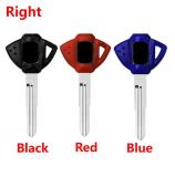 [With logo place] For Suzuki motorcycle key shell with right blade