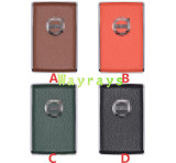 For Volvo leather key protecter with a box, it is not a complete key shell, Only have front cover and back cover,with OEM logo place,1set in one box.