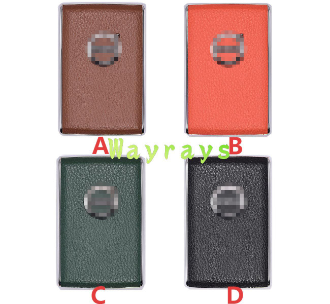 For Volvo leather key protecter with a box, it is not a complete key shell, Only have front cover and back cover,with OEM logo place,1set in one box.