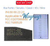 Aftermarket 8A for Kia ceramic transponder chip, the program is different with Toyota