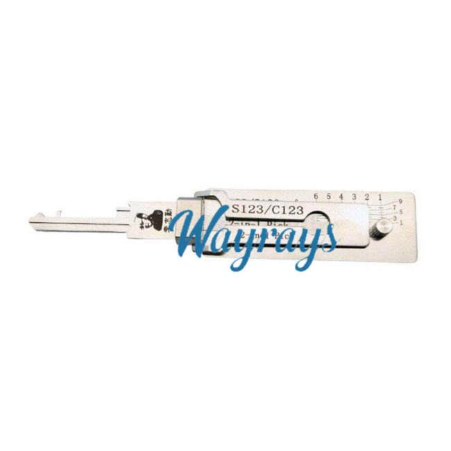 Lishi S123/C123 2 in 1 tool.Support Schlage Lock