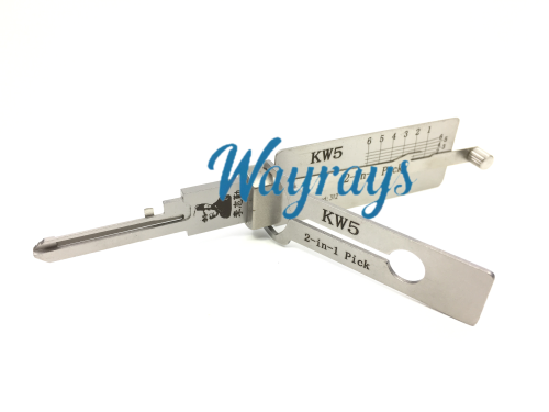 Lishi KW5 2 in 1 tool.Support 6-Pin Kwikset Keyway