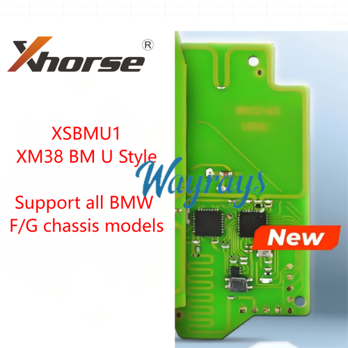 XSBMU1EN Xhorse BMW Bread-shaped style smart key,support all BMW F/G chassis models