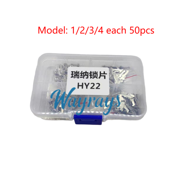 For Hyundai/Kia Rena lock wafer,1-4 each model 50pcs,total 200pcs