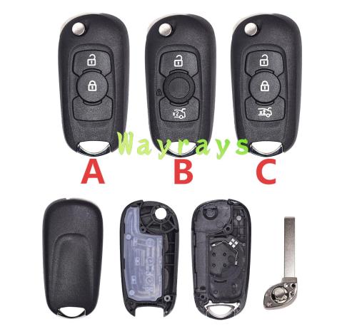For Opel key shell without logo place