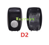 [Only the back part] For Benz key shell with OEM logo place,F&G only have black color