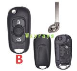 For Opel key shell without logo place