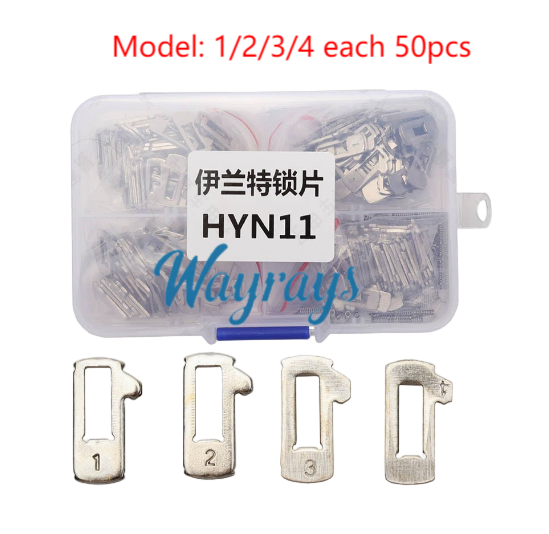 For Hyundai Elantra HYN11 lock wafer,1-4 each model 50pcs,total 200pcs