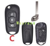 For Opel key shell without logo place