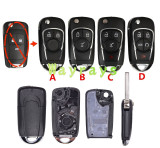 For Opel modified key shell without logo place