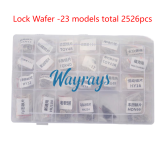 Car lock wafer set,totsl 2526pcs