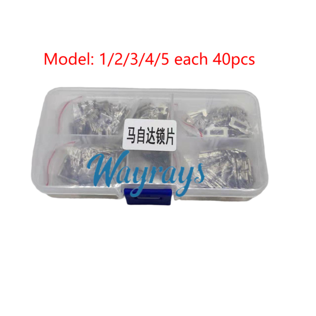For Mazda external cut lock wafer,1-5 each model 40pcs,total 200pcs