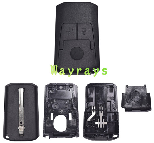 For Benz key shell  with round logo place