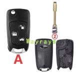 For Ford key shell with oval logo place