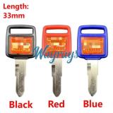 [Length:33mm] [with logo] For Honda motorcycle key shells,please choose the color