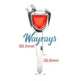 [with logo] For Honda motorcycle key shells,pls choose the color