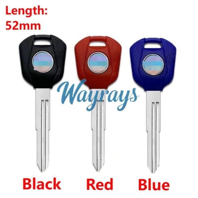 [Length:52mm] [with logo] For Honda motorcycle key shells,please choose the color