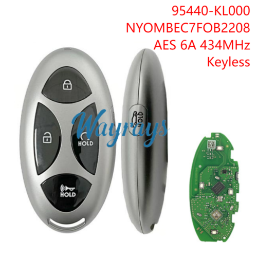 For Hyundai 2022-2024 Ioniq 95440-KL000 NYOMBEC7FOB2208 AES 6A chip with 434mhz keyless 5 button key