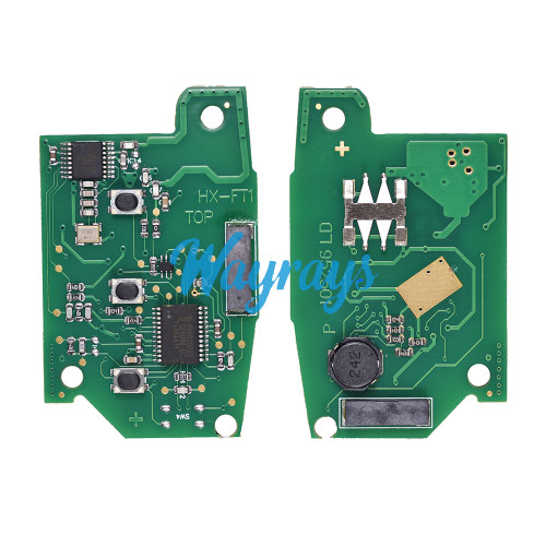 For Ford 3M5T15K601-DB/DC ID46 chip PCF7952A and 4D63 chip with ASK 434mhz keyless 3 button remote key
