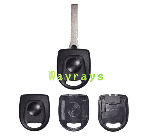 For VW transponder key shelll without chip with logo place