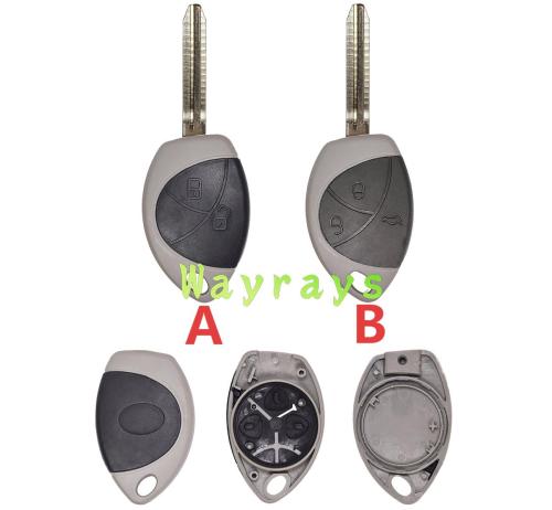 For Toyota key shell with oval logo place