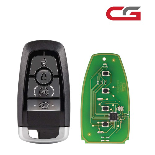 CGDI ZA21-4 Ford style 4 Buttons Smart Remote Used with CGDl K2 Remote Key Programmer