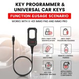 2025 Launch X431 Key Programmer Remote Maker with Super Chip and 4 Sets of Smart Keys