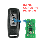 For Motorcycle Honda  K1W /K1Z 35123-K1B-T10 ID47 chip with  434mhz 2 button remote key