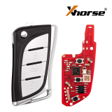 XKLEX5EN Xhorse Second Generation 3 button universal wired remote key，Replace XKLEX0EN
