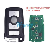 For BMW ID46 chip PCF7945A/PCF7953A with FSK 434mhz 4 button remote key
